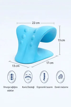 Boyun Düzeltici Aparatı C Şekilli Ergonomik Boyun ve Omuz Rahatlatıcı