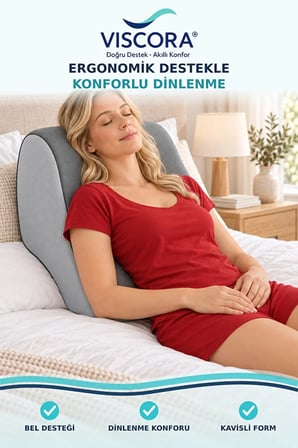 Üçgen Pozisyon Yastığı İlişki ve Dinlenme Pozisyon Desteği 3D Ergonomik Visco