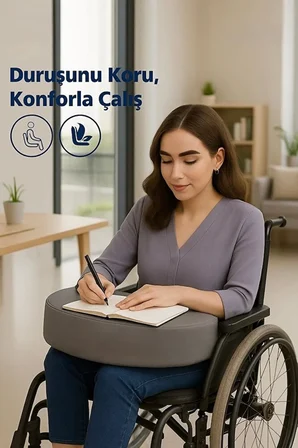Engelsiz Yaşam Çok Amaçlı Destek Minderi – Çalışma, Okuma ve Günlük Aktivite Konfor