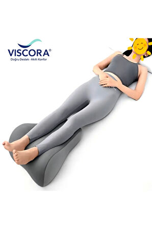 Çok Amaçlı Ortopedik Bel Minderi – Visco,-Yıkanabilir Kılıf – Ofis/Ev