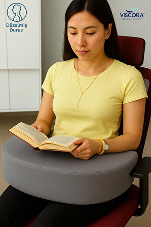 Ortopedik Okuma ve Çalışma Yastığı - Bel, Boyun ve Kol Desteği