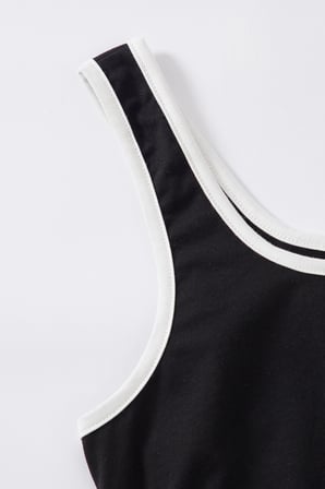 Vitaliselanfashion Kadın Siyah Askılı Crop Top ve Şortlu Gecelik Takım