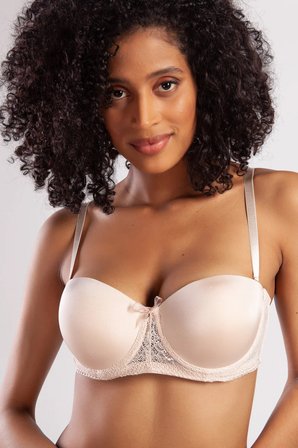 Vitaliselanfashion Golshan Gala Push-Up Strapless Bra, Ten Konforlu ve Şık Sütyen, Strapless