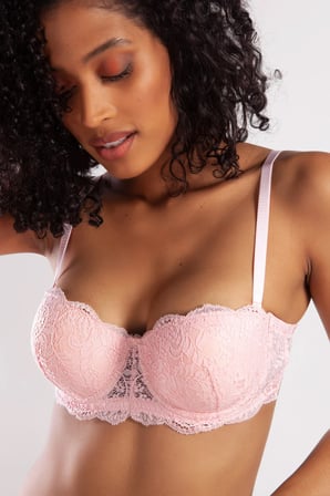 Vitaliselanfashion Golshan G.Colors Push Up Strapless Bra, Açık Pembe Konforlu ve Şık Sütyen