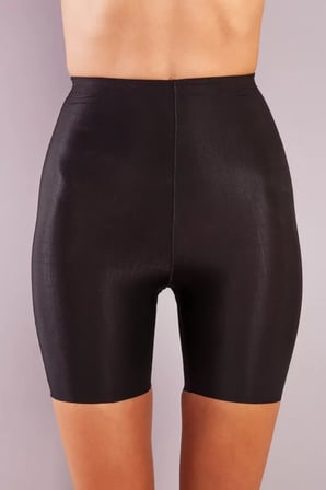 Vitaliselanfashion Golshan Girdle Hight Waist Micro Short Corset, İz Yapmayan Görünmez Yüksek Bel Paçalı Siyah Korse