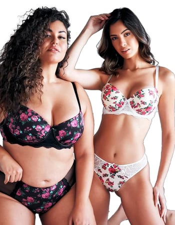Vitaliselanfashion Golshan Gardenia Big size Plunge Bra, Siyah Konforlu ve Şık Sütyen