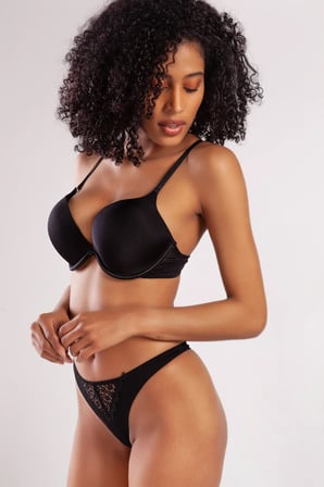 Vitaliselanfashion Golshan Garland Heavy Push up Bra, Siyah Konforlu ve Şık Sütyen