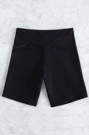 Vitaliselanfashion Kadın Siyah Önden Bağcıklı Deniz Şortu