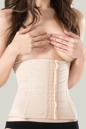 Vitaliselanfashion Agraflı Bel Korsese,Underbust Toparlar,1 Beden İncelten,Gün Boyu Konforlu Sıkılaştırıcı Bambu Korse