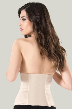 Vitaliselanfashion Agraflı Bel Korsese,Underbust Toparlar,1 Beden İncelten,Gün Boyu Konforlu Sıkılaştırıcı Bambu Korse