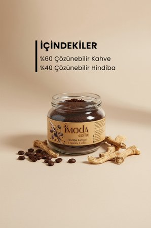 Vitaliselanfashion Hindiba Kahvesi 150 gr Cam Kavanoz – 60 Kullanımlık Granül Kahve, Yumuşak İçim
