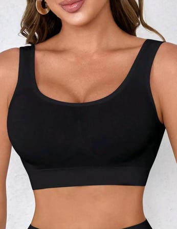 Vitaliselanfashion Dikişsiz Lazer Kesim Bustiyer Kadın Yazlık İnce Askılı Esnek Rahat Günlük Crop