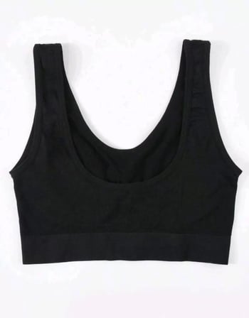 Vitaliselanfashion Dikişsiz Lazer Kesim Bustiyer Kadın Yazlık İnce Askılı Esnek Rahat Günlük Crop