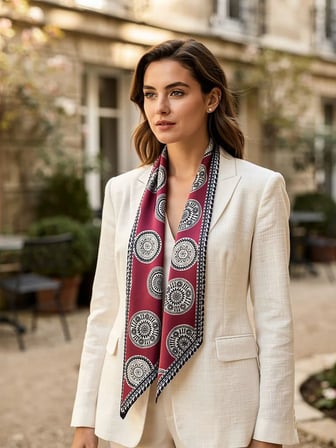 Vitaliselanfashion Şık Kombin Tamamlayıcı Kadın Saten Fular Günlük & Özel Gün – Hediye Olarak Alınır