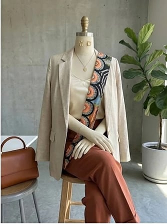 Vitaliselanfashion Fular Renkli Saten Geometrik Desenli Fular Zarif ve Canlı Tasarım – Günlük & Ofis, Hediye Edilebilir
