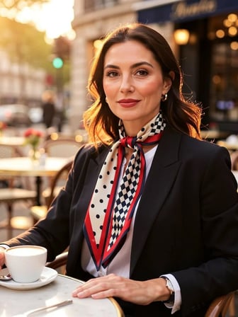 Vitaliselanfashion Modern Desenli Kadın Fular – Ceket, Elbise ve Gömlek Kombinleri İçin, Hediye Olarak İdeal