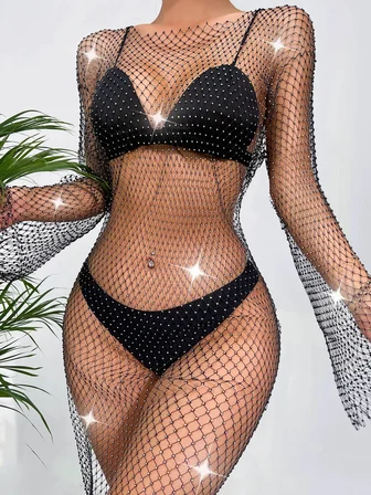 Vitaliselanfashion UZUN KOLLU UZUN ELBİSE.