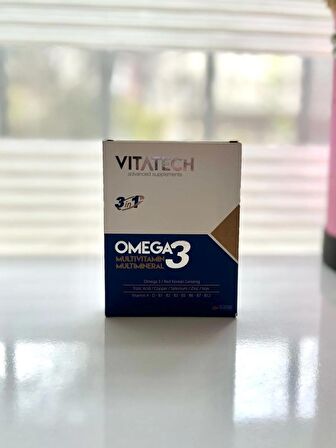 Vıtatech 3in1 Omega Multıvıtamın Multımıneral 30 Softgel