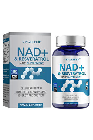 Vivalifer Nad+ Resveratrol Nad Tmg 1500 Mg 120 Caps