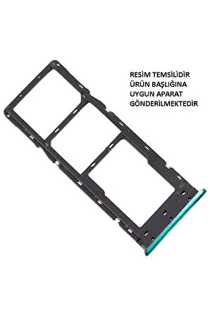 VİVO Y33S Uyumlu Sim Tray Yeşil