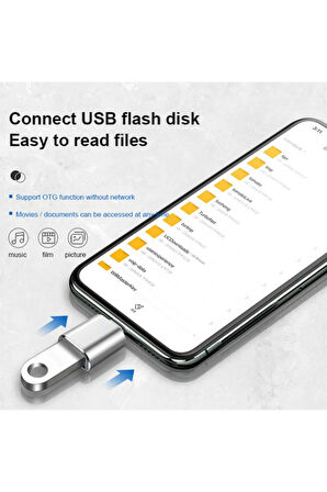 Type C USB 3.0 Dönüştürücü USB 3.0 5Gbps Hızlı OTG Çevirici Dönüştürücü Adaptör