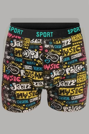 VIEN&KARL 6'lı Premium Kutuda Desenli Erkek Penye Boxer