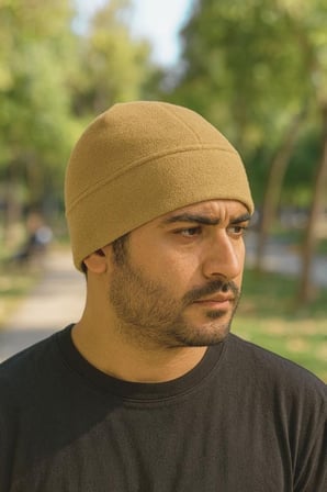 Kamp Malzemesi Soğuktan Koruyucu Unisex Giyim Single Sword Erkek&Kadın Kışlık Polar Bere