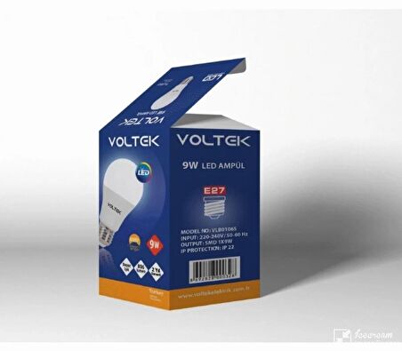 Asyagrup Voltek 9w Led Ampul - Günışığı - 10 Adet