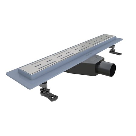 VALTEMO RİTMOLİNE BASE SQUARE 60 CM DUŞ KANALI (KROM)