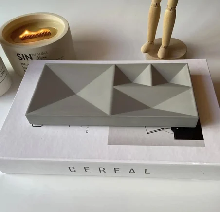 Dekoratif Beton Takı Tabağı Organizer