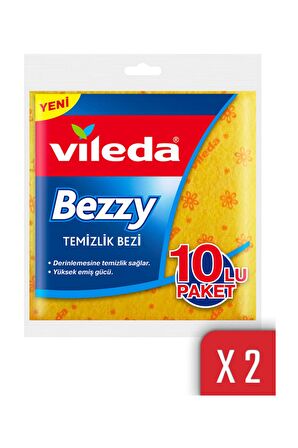 Vileda Bezzy 10'lu Temizlik Bezi