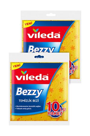 Vileda Bezzy 10'lu Temizlik Bezi