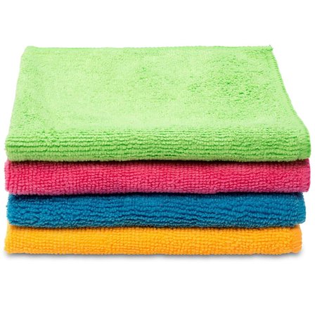 Vileda 10 Paket 4 lü %100 Mikrofiber Colors Temizlik Bezi