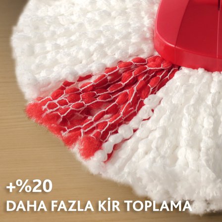 Vileda 6 Paket Turbo Extra Paspas, Üçgen Başlık, %20 Daha Fazla Kir Toplama