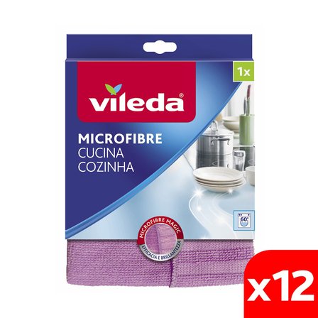 Vileda 12 Paket Mikrofiber Mutfak Temizlik Bezi