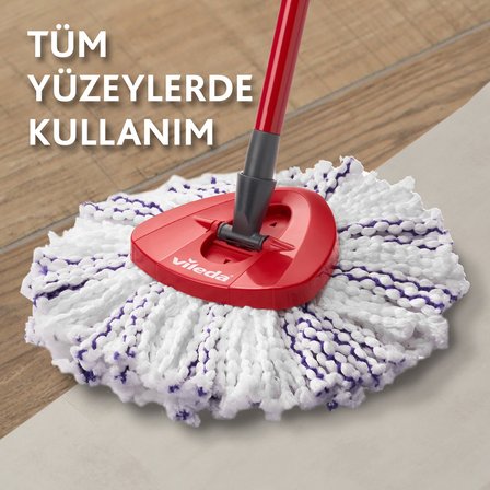 Vileda Turbo Temizlik Seti 3 lü Mikrofiber Yedek Paspas Paketi (Klasik + 2in1 + 3in1)