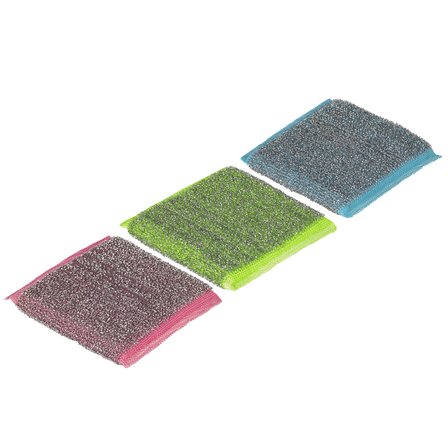 Vileda 3 lü Power Inox COLORS Çelik Bulaşık Sünger