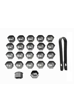 Seat Tarraco Uyumlu Bijon Kapağı Takım (piyano Gri) 1z0601173 2019-2022 Model Arası Araçlara Uyumlu