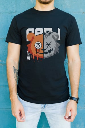 Unisex Oversize 24/1 Penye DTF Baskılı Tişört - DTF114
