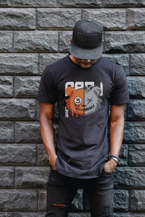 Unisex Oversize 24/1 Penye DTF Baskılı Tişört - DTF114