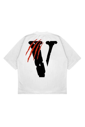 Unisex Oversize Vlone Black Panther Baskılı Boxy Fit Kalın Kumaşlı (240gsm) T-shirt