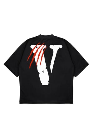 Unisex Oversize Vlone Black Panther Baskılı Boxy Fit Kalın Kumaşlı (240gsm) T-shirt