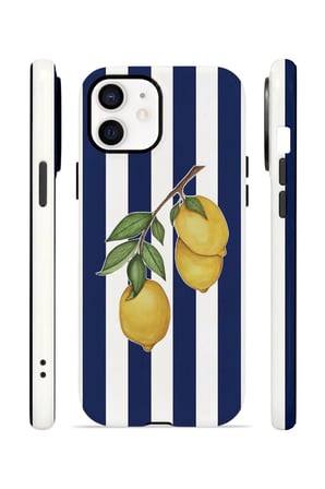 iPhone 12 Valestra Çift Katmanlı Kılıf Mavris