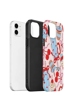 iPhone 12 Valestra Çift Katmanlı Kılıf Mavsera