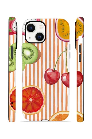 iPhone 14 Valestra Çift Katmanlı Kılıf Olivera