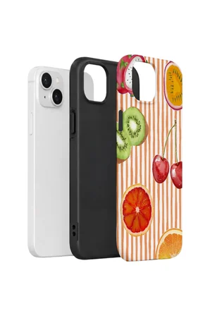 iPhone 14 Valestra Çift Katmanlı Kılıf Olivera