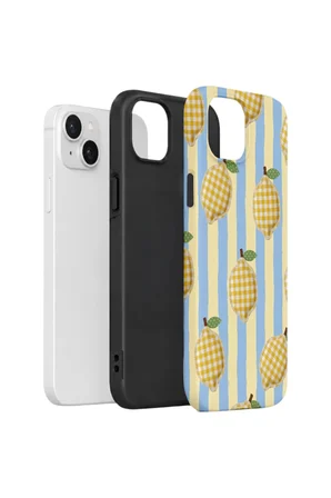 iPhone 15 Valestra Çift Katmanlı Kılıf Alalen