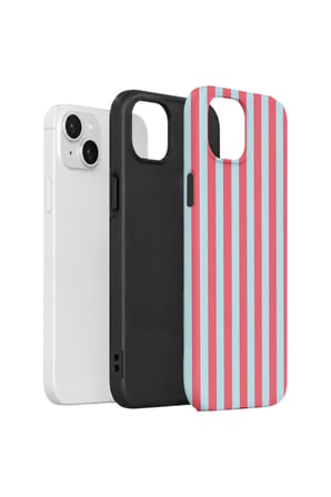 iPhone 15 Valestra Çift Katmanlı Kılıf Mavnela