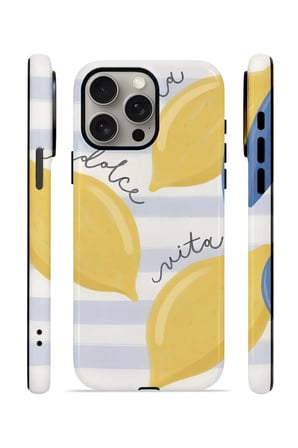 iPhone 15 Pro Valestra Çift Katmanlı Kılıf Lavluna