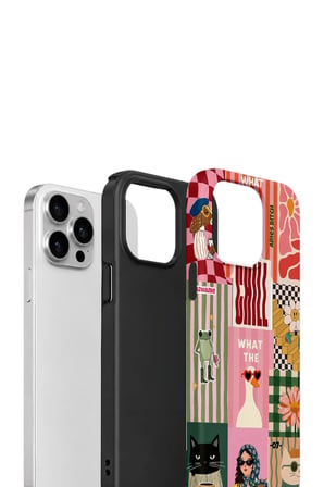 iPhone 15 Pro Valestra Çift Katmanlı Kılıf Olilia